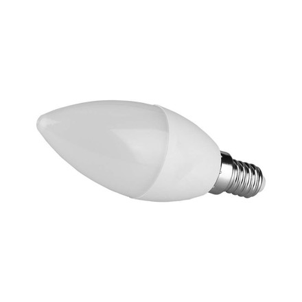 LED Bulb - SAMSUNG CHIP 4.5W E14 Plastic Candle 4000K