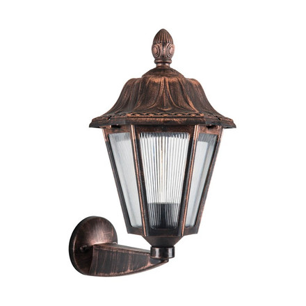 OUTDOOR WALL LIGHT VERONA-W E27 BLACK IP44 PLASTIC 280x390mm ANTIQUE