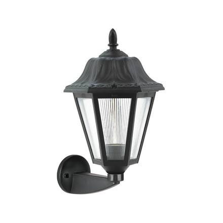 OUTDOOR WALL LIGHT VERONA-W E27 BLACK IP44 PLASTIC 280x390mm BLACK