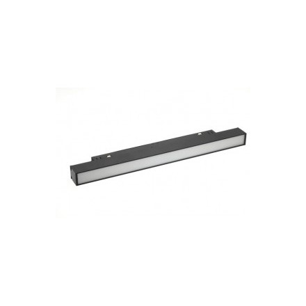 LED MAGNETIC TRACK LIGHT LINEAR MAGNA-S4 20W 1640Lm 4000K (NATURAL WHITE) 120⁰ 600x22x25mm 48V BLACK