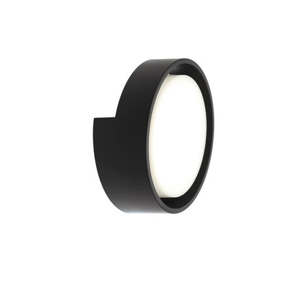 LED OUTDOOR WALL LIGHT WITH MICROWAVE SENSOR ORI-W1 12W 1056Lm 4000K (NATURAL WHITE) IP65 Φ170x68mm BLACK