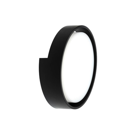 LED OUTDOOR WALL LIGHT ORI-W1 18W 1314Lm 4000K (NATURAL WHITE) IP65 Φ220x68mm BLACK