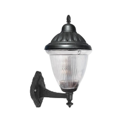 Фасадна стенна лампа E27 IP44 270x400mm Черно 3242230 VITO