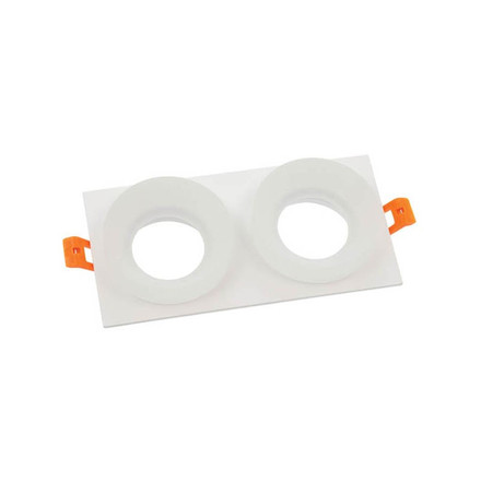 Двойна луничка за таван GU10 корпус бяла 182x92x45mm 2012820 VITO