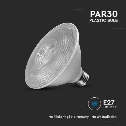 LED Крушка E27 11W 6400K PAR30 SAMSUNG ЧИП SKU 21155 V-TAC
