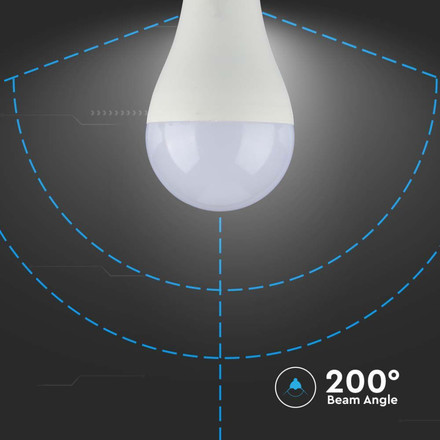 LED Bulb - 15W A65 Е27 Thermoplastic 6500K
