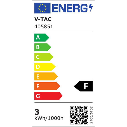 2.2W Амбиентна смарт лампа Лампа RGB + CCT съвместима с Amazon Alexa And Google SKU 405851 V-TAC