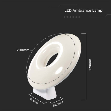 LED Ambiance Lamp 4W Compatible With Amazon Alexa And Google Home RGB + WW + CW