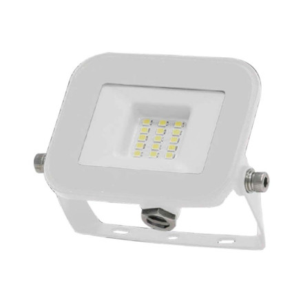 LED Прожектор 10W 6500K SAMSUNG ЧИП Бял PRO-S SKU 10013 V-TAC