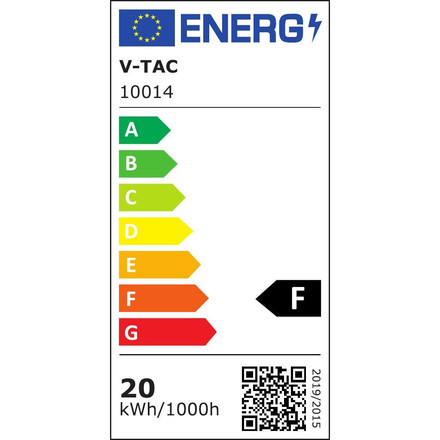 LED Прожектор 20W 3000K SAMSUNG ЧИП Сив PRO-S SKU 10014 V-TAC