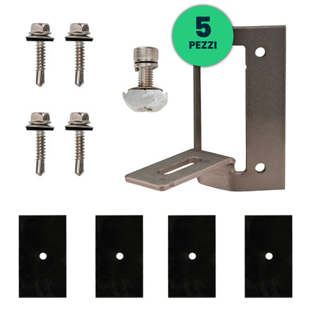 Стоманена планка за покрив за фотоволтаични системи тип 1 SKU 11584 V-TAC