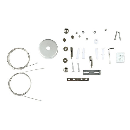 LED Линейно Осветление SAMSUNG ЧИП - 40W Висящо Сребърно Тяло 6400К SKU 21601 V-TAC