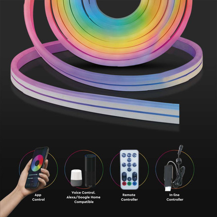 LED Strip Light - 36W EU Plug Compatible With Amazon Alexa And Google Home