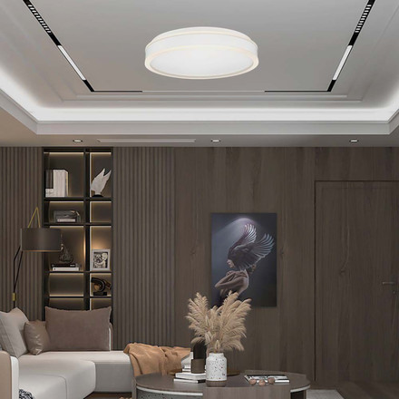 48W LED Designer Light Triac Dimmable White Round 4000K