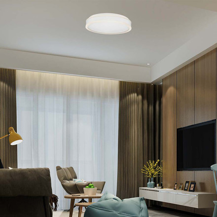 48W LED Designer Light Triac Dimmable White Round 4000K