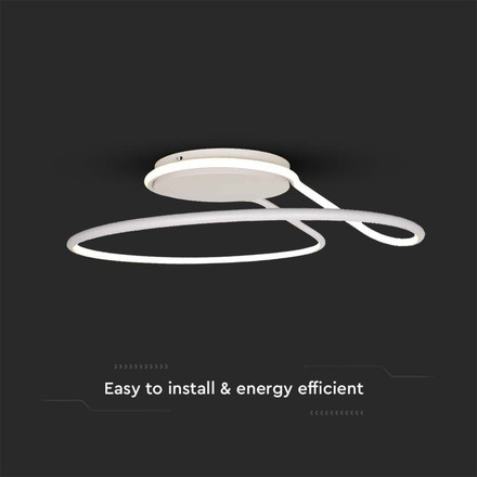 LED Осветител 54W Димиращ Бял 4000K Кръг SKU 6924 V-TAC