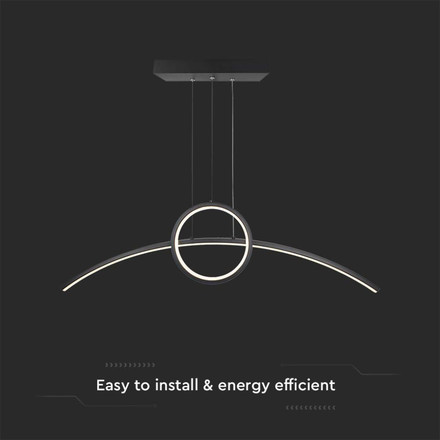 LED Осветител 36W 3в1 Черен SKU 6933 V-TAC