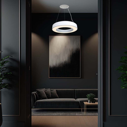 50W LED Designer Hanging Light Triac Dimmable 4000K White