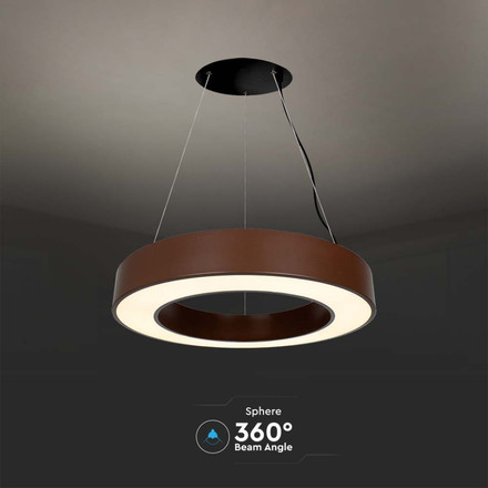 50W LED Designer Hanging Light Triac Dimmable 4000K Corten