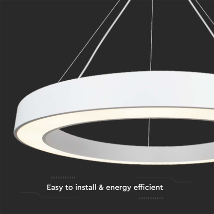 90W LED Designer Hanging Light Triac Dimmable 4000K White