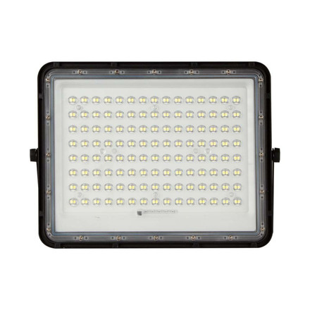 20W LED Соларен Прожектор 6400K Сменяема Батерия Черно Тяло SKU 7827 V-TAC