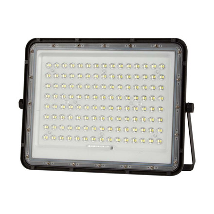 20W LED Соларен Прожектор 6400K Сменяема Батерия Черно Тяло SKU 7827 V-TAC