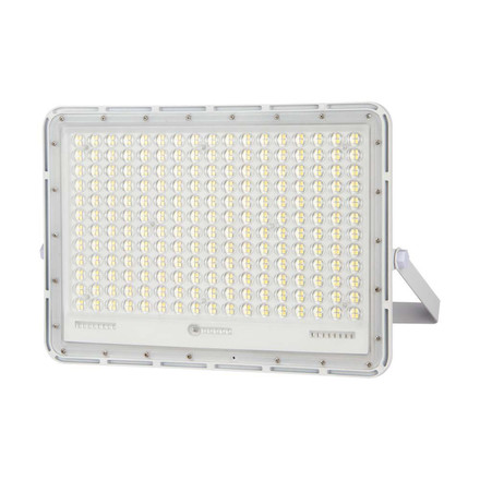 30W LED Solar Floodlight 6400K Replaceable Battery 3m Wire White Body