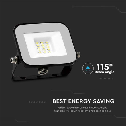 10W LED Floodlight SMD SAMSUNG CHIP PRO-S Grey Body 3000K