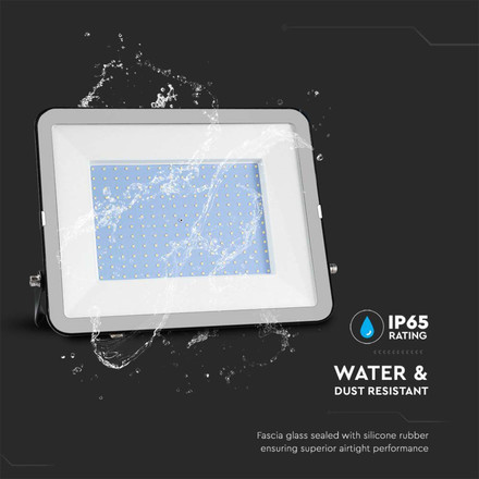 LED Прожектор 200W 6500K SAMSUNG ЧИП Черен SKU 10028 V-TAC