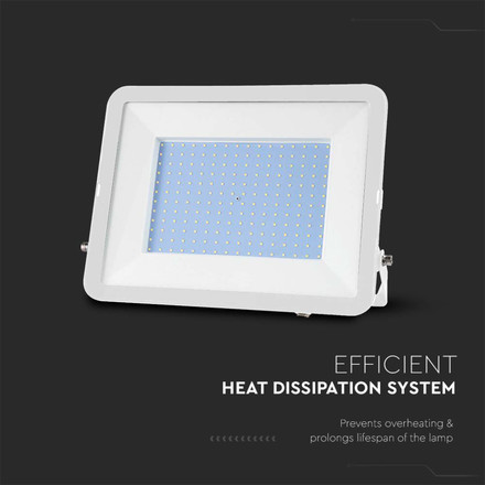 200W LED Floodlight SMD SAMSUNG CHIP PRO-S White Body 4000K