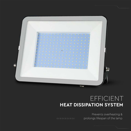 LED Прожектор 300W 6500K SAMSUNG ЧИП Черен SKU 10032 V-TAC