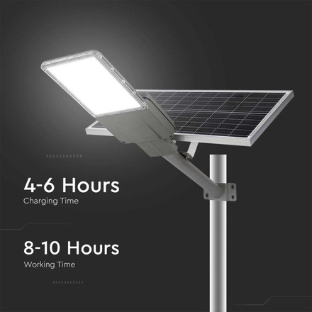 LED Улична Соларна Лампа 20W 4000К Bridgelux Чип SKU 10225 V-TAC