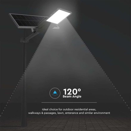 LED Улична Соларна Лампа 20W 4000К Bridgelux Чип SKU 10225 V-TAC