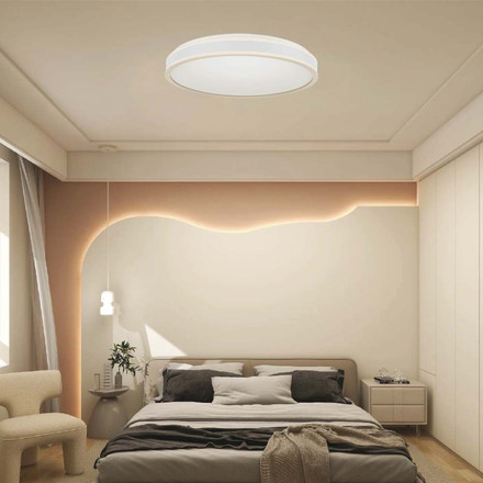 LED Плафон за таван 18W 4000K Кръг За Таван димируем Бяла Рамка SKU 6987 V-TAC