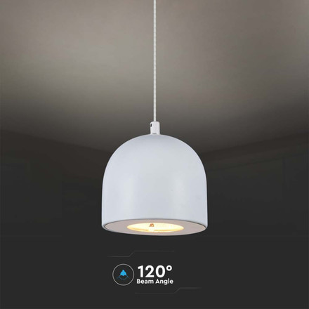 LED Пендел 8.5W 3000K Φ100 Регулируемо Въже Сив SKU 7995 V-TAC