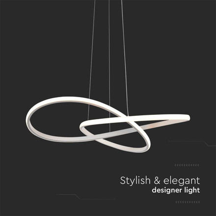 LED Попилеи 20W 3000K Ф500 Бял SKU 8013 V-TAC