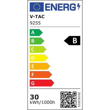 LED Прожектор 30W 4000K 185LM на ват SAMSUNG ЧИП Черен SKU 9255 V-TAC