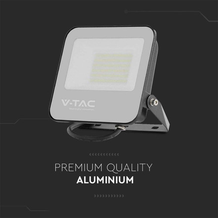 LED Прожектор 30W 4000K 185LM на ват SAMSUNG ЧИП Черен SKU 9255 V-TAC