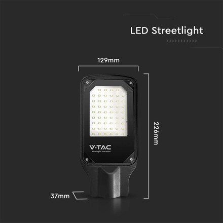 LED Улична Лампа 30W 4000К SKU 10206 V-TAC