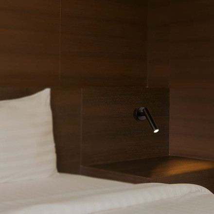 LED Аплик за стена 2W 4000K Кръг Черен SKU 10291 V-TAC