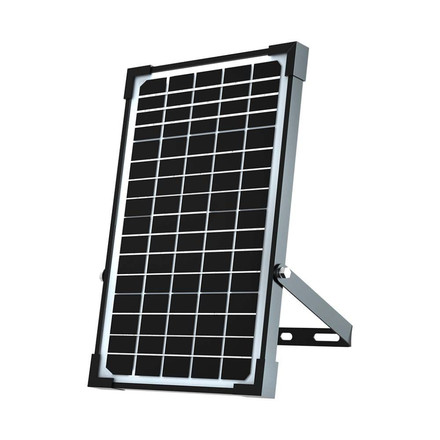 30W LED Solar Floodlight LiFePo Battery 3.7V Black 6000K