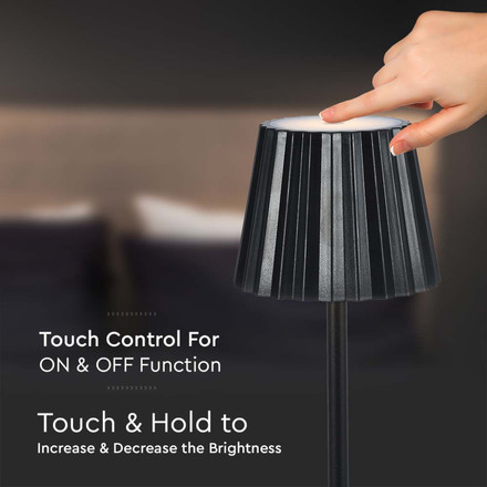 Led Настолна Лампа 4W Черна 3в1 SKU 10325 V-TAC