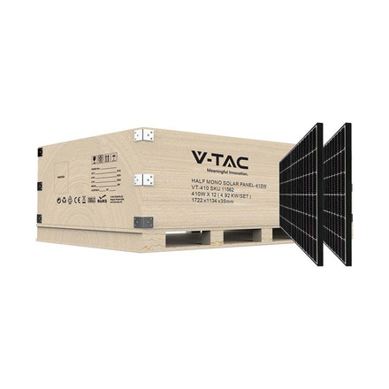 4.92kW Mono Solar Panel Set Black Frame (12x410W 35MM )