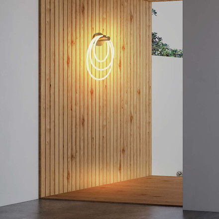 36W LED Designer Wall Lamp 35*18*50CM Gold 3000K