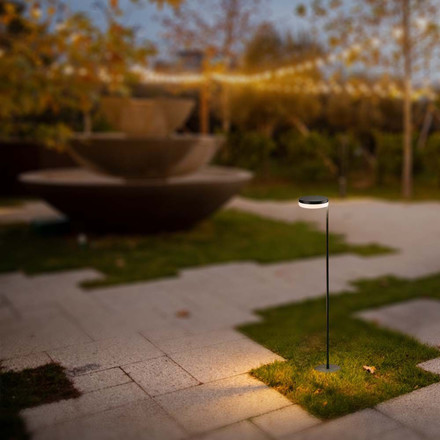 2W LED Sollar Bollard Lamp IP44 3000K
