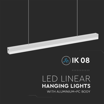40W LED Linear Light White Body 4000K