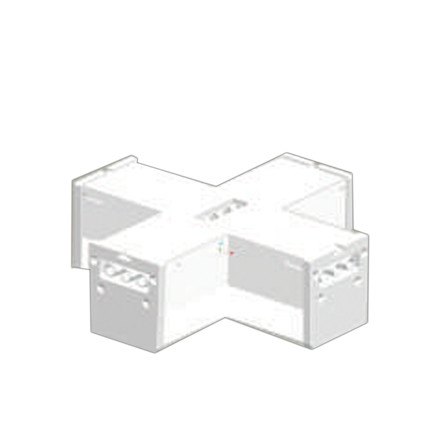 X конектор за линейно тяло 6500K Бял SKU 10143 V-TAC