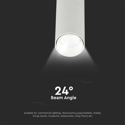15W LED Tracklight SAMSUNG CHIP White Body 4000K