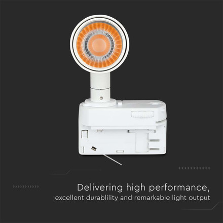 15W LED Tracklight SAMSUNG CHIP White Body 4000K