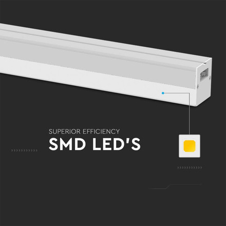 LED Линейно Тяло 40W 6500K Бяло SKU 23001 V-TAC